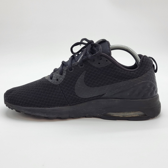 Air Max motion black breathable upper material comfort foot bed sneaker Sz 9 - Picture 5 of 16